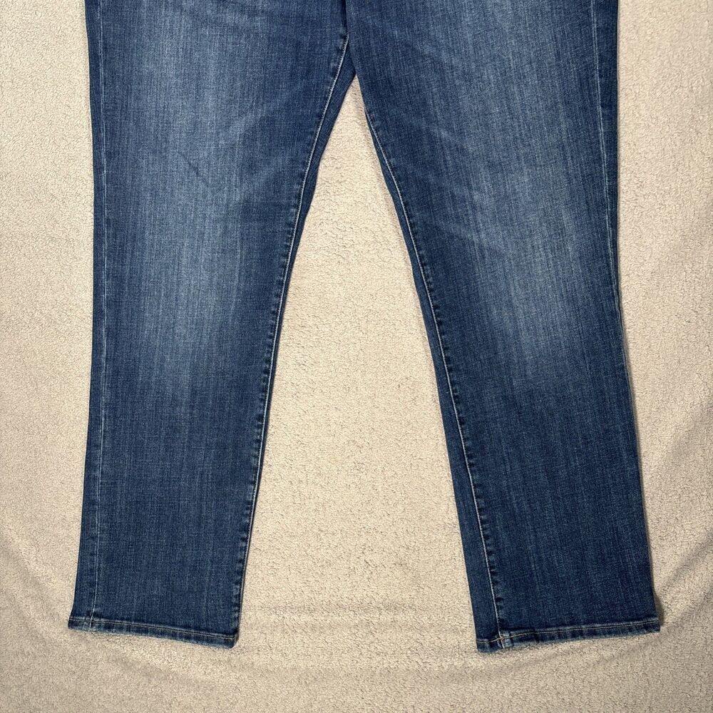 Lucky Brand Jeans Men’s Size 44x31 Athletic Fit Whiskers Grunge Skate Blue Denim - Picture 4 of 16